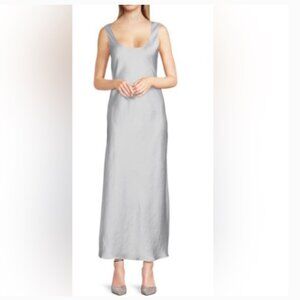 Theory Hydrangea Crushed Satin Dress